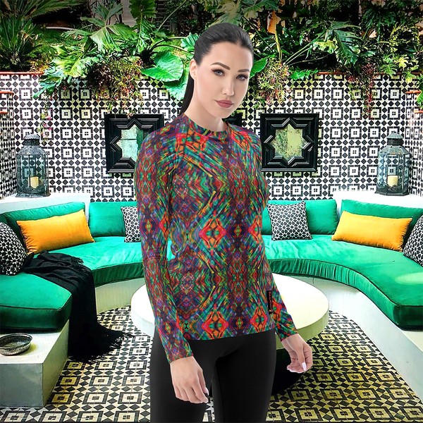 BeautDoozy ANTARES Long Sleeves Crew Top Pat - Right view