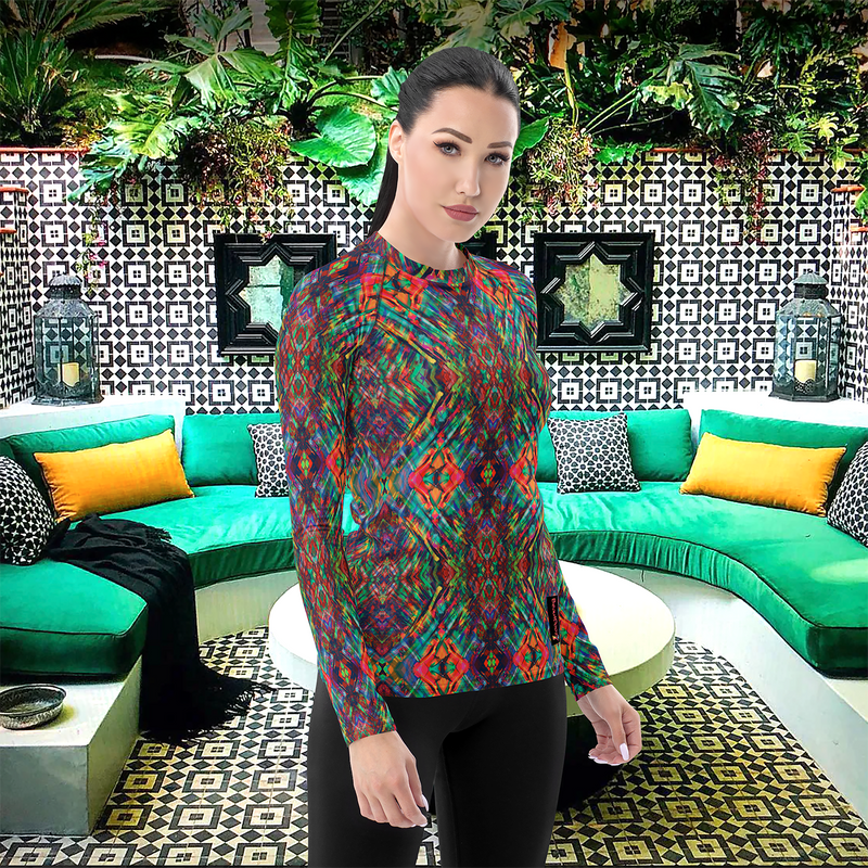 BeautDoozy ANTARES Long Sleeves Crew Top Pat - Right view