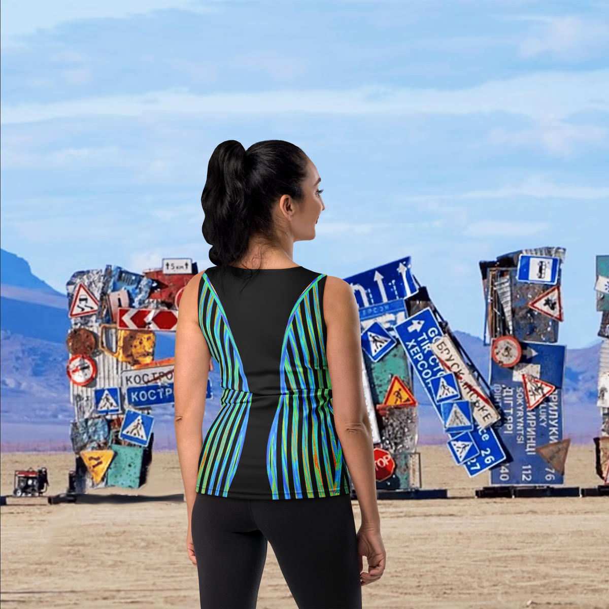 BeautDoozy CLEAN FRESH WATER Tank Top - Back view