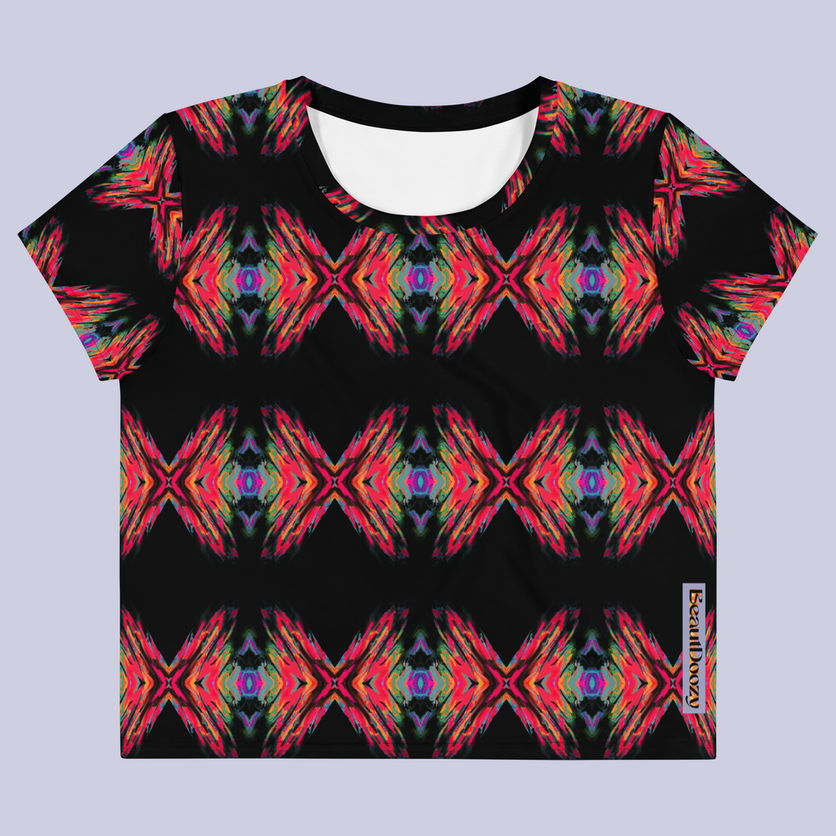 BeautDoozy CONTROL YOUR FLAME Crop Top - Flat Front view