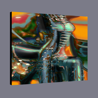 BeautDoozy Wall Art BIKE ME Giclée from The Erotic Series -  Wrapped canvas with gallery sides