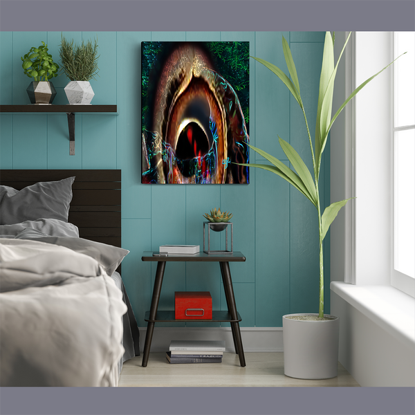 BeautDoozy Wall Art FAIRY BOSK Giclée from The Erotic Series - Bedroom setting