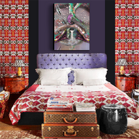 BeautDoozy Wall Art IN THE WILD Giclée from The Erotic Series - Bedroom setting