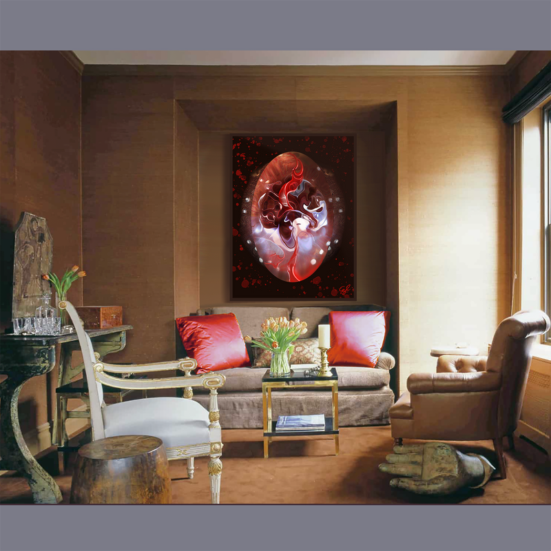 BeautDoozy Wall Art SORGAM Giclée from The Erotic Series - Tearoom setting
