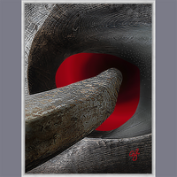BeautDoozy Wall Art THE RED DOOR Giclée from the Erotic Series