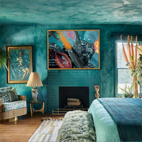 BeautDoozy Wall Art WET DREAM Giclée from the Erotic Series -Bedroom setting