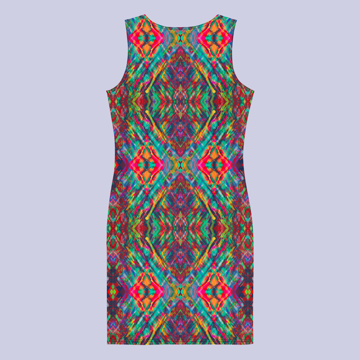 BeautDoozy ANTARES Bodycon  Tunic Pat - Flat Back view