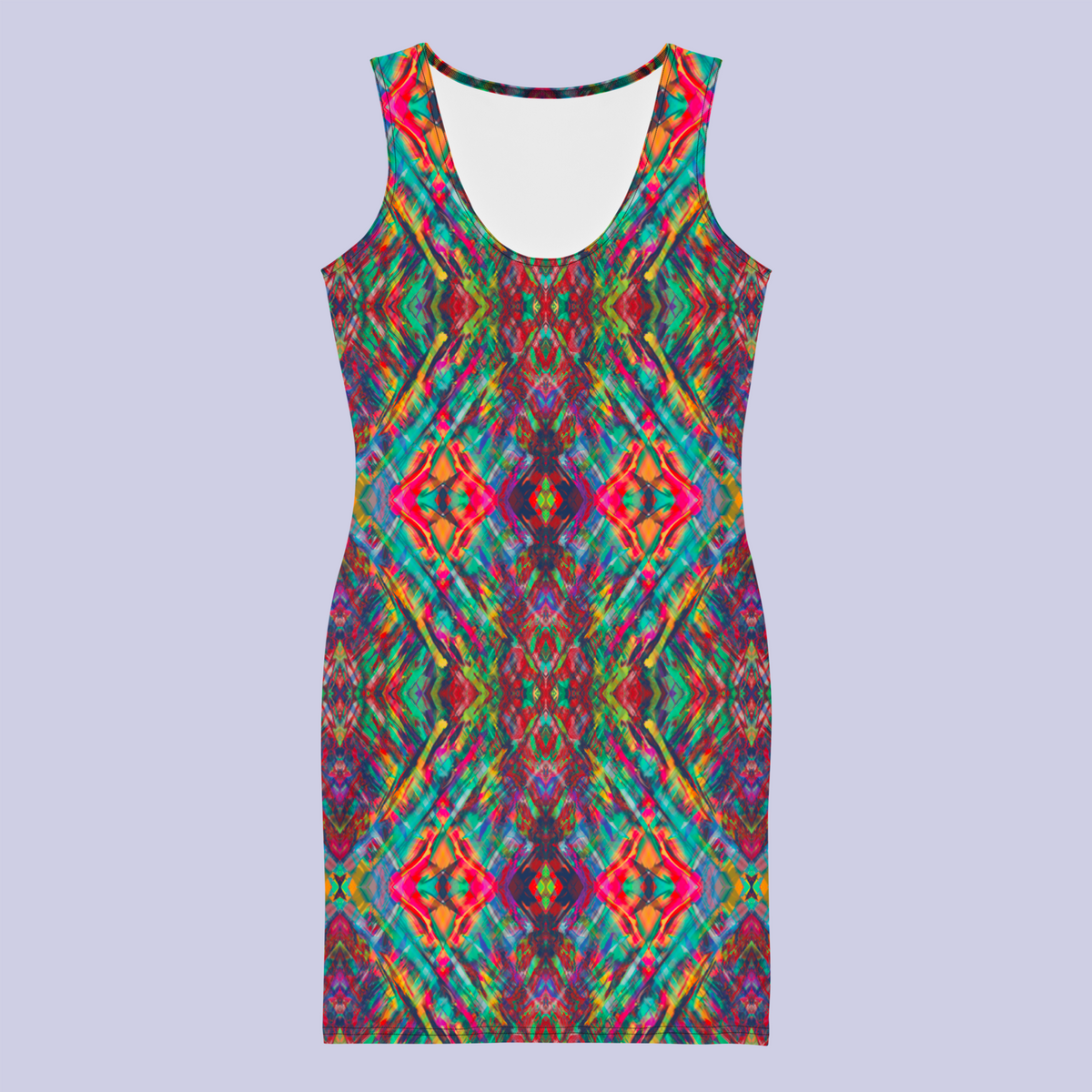 BeautDoozy ANTARES Bodycon  Tunic Pat - Flat Front view