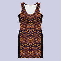 BeautDoozy DESTINY Bodycon Black Shells - Flat front view