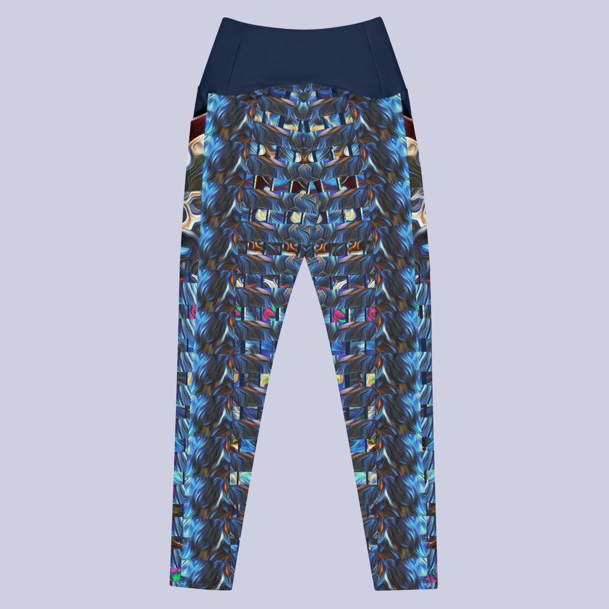 BeautDoozy PIETERSITE Crossover Leggings - Flat back view