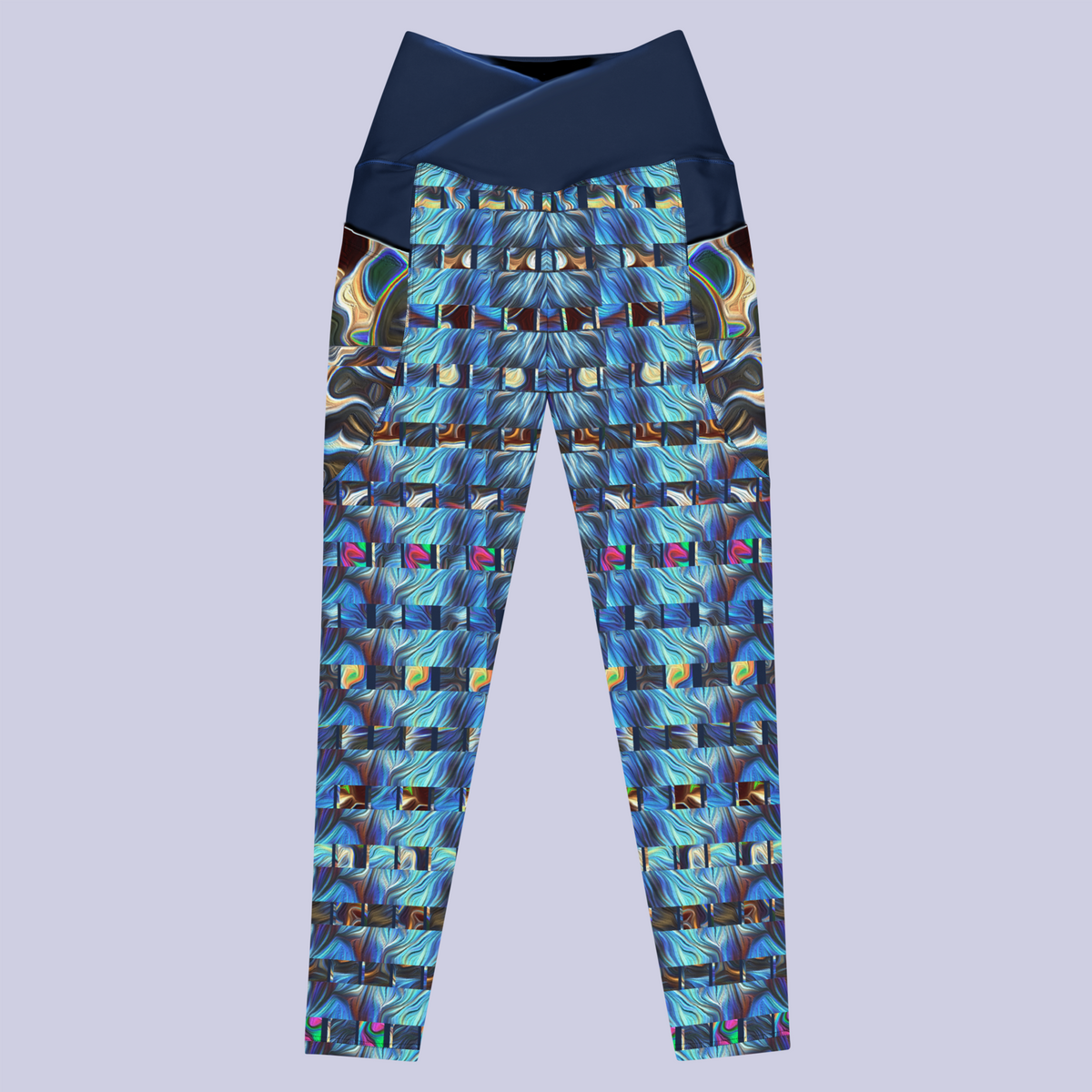 BeautDoozy PIETERSITE Crossover Leggings - Flat front view