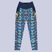 BeautDoozy PIETERSITE Crossover Leggings - Flat front view
