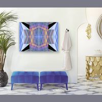 BeautDoozy Wall Art FLUID H Giclée from The Identity Series - Bathroom setting