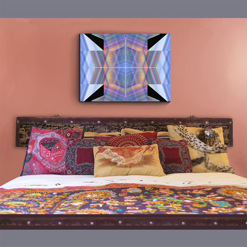 BeautDoozy Wall Art FLUID H Giclée from The Identity Series - Bedroom setting