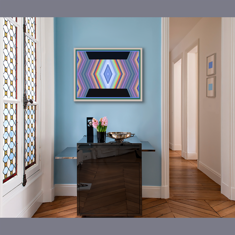 BeautDoozy Wall Art SHE Giclée from The Identity Series - Foyer setting
