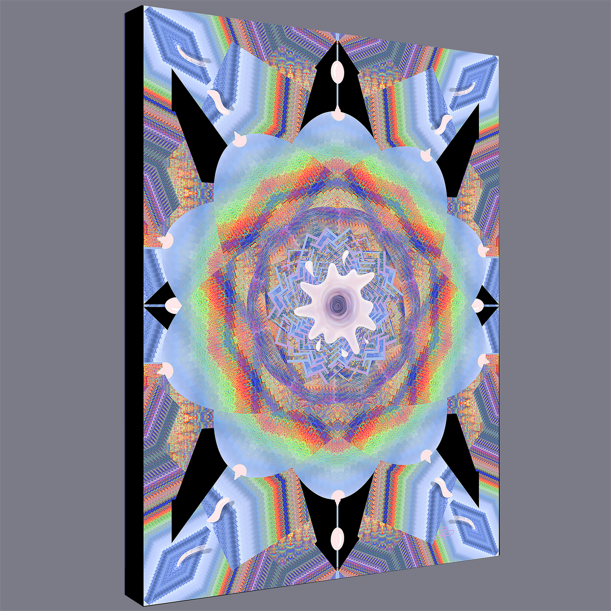 BeautDoozy Wall Art TRYNARY V Giclée from the Identity Series - Wrapped canvas with gallery sides
