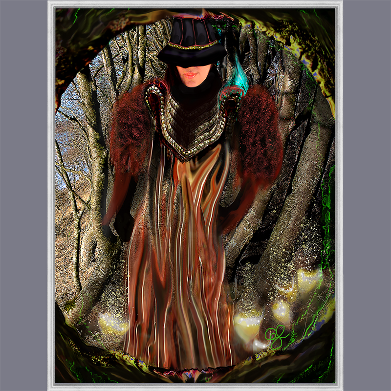 BeautDoozy Wall Art DANCING IN THE WOODS Giclée from The Inner Series