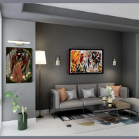 BeautDoozy Wall Art GOOD MOURNING Giclée from The Inner Series - Living room setting