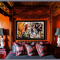 BeautDoozy Wall Art GOOD MOURNING Giclée from The Inner Series - Bedroom setting