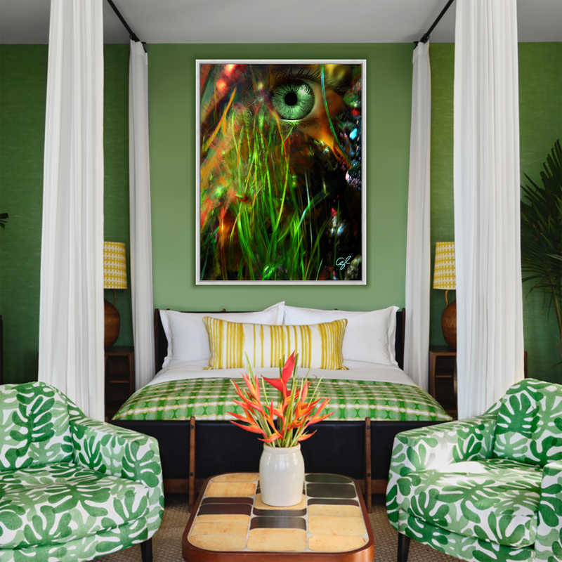 BeautDoozy Wall Art INNERVIEW Giclée from the Inner Series - Bedroom setting