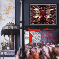 BeautDoozy Wall Art PREDICTION Giclée from The Inner Series - Bedroom setting
