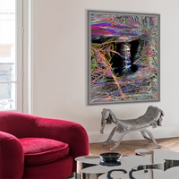 BeautDoozy Wall Art SECRET Giclée from The Inner Series - Living room setting