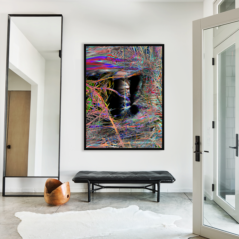 BeautDoozy Wall Art SECRET Giclée from The Inner Series - Foyer setting
