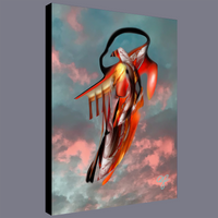 BeautDoozy Wall Art SOUL IN FLIGHT Giclée from the Inner Series - Wrapped canvas with gallery sides