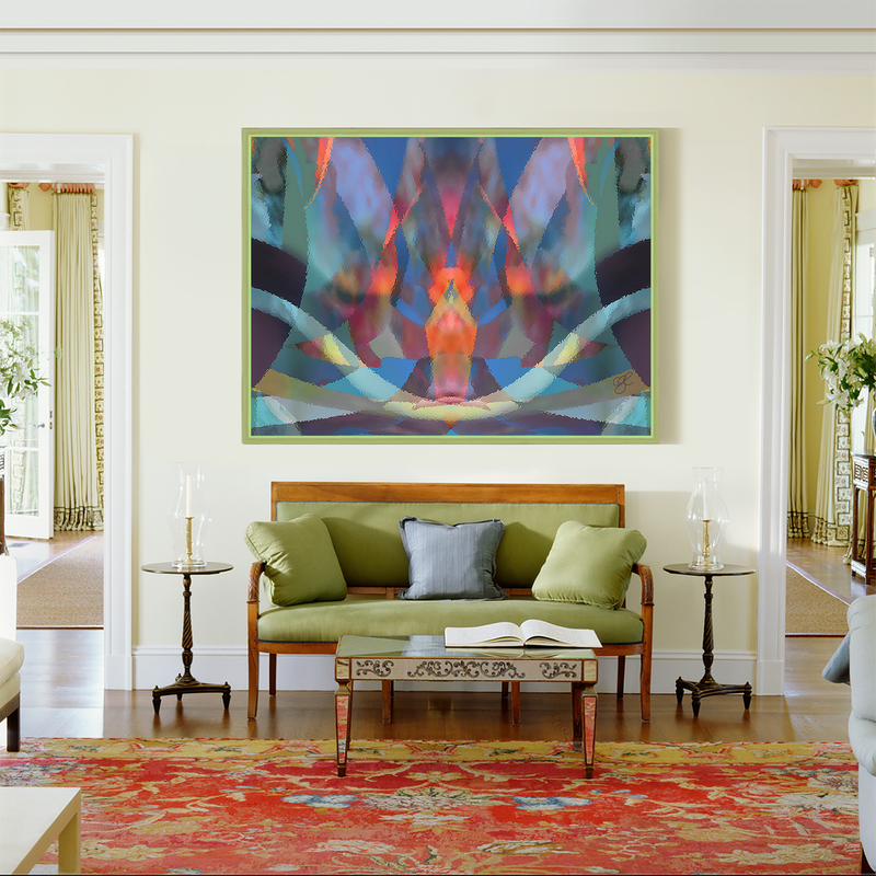 BeautDoozy Wall Art BEYOND HORIZON Giclée from The Nature Series - Sitting room setting
