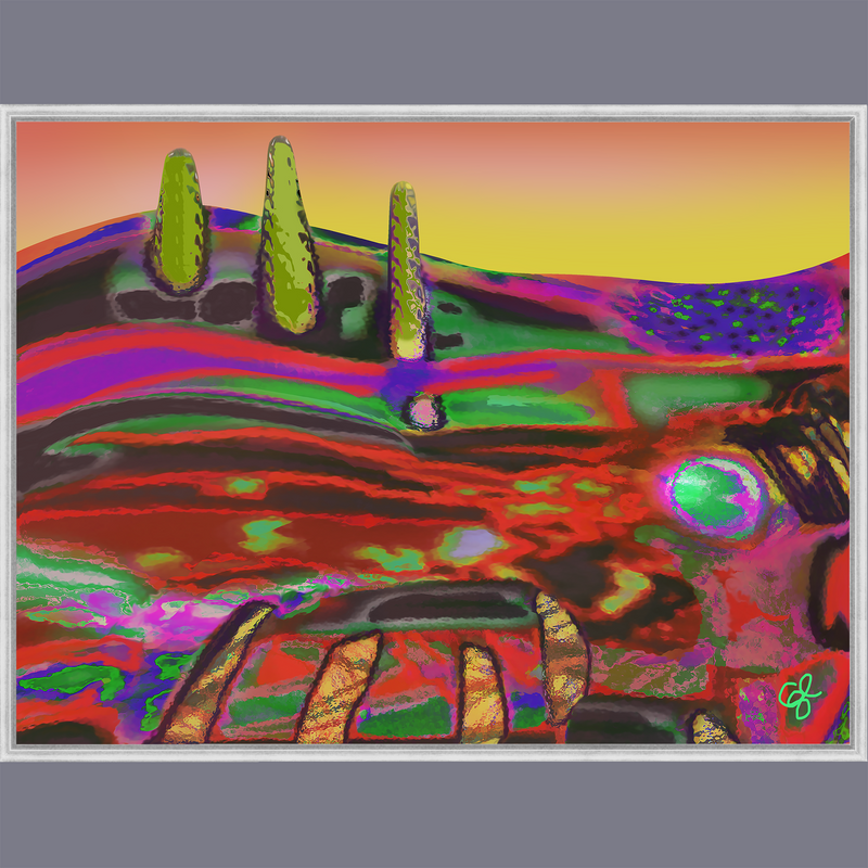 BeautDoozy Wall Art DANISH SPRING AT NOON Giclée from The Nature Series
