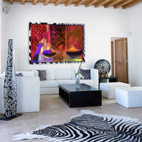 BeautDoozy Wall Art ESSAOUIRA Giclée from The Places Series - Living room setting