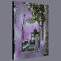 BeautDoozy Wall Art SAINT MICHEL Giclée  from The Places Series - Wrapped canvas with gallery sides