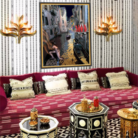 BeautDoozy Wall Art VENICE BIENNALE Giclée from the Places Series - Tented tearoom setting