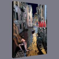 BeautDoozy Wall Art VENICE BIENNALE Giclée from the Places Series - Wrapped canvas with gallery sides